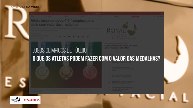 Royal Face é opção de investimento para medalhistas dos Jogos Olímpicos
