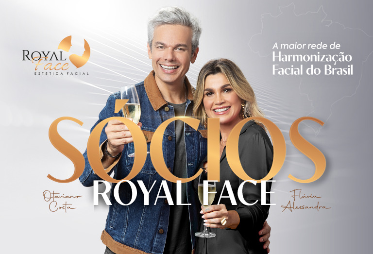 O poder das celebridades: Flávia Alessandra e Otaviano Costa são novos sócios da Royal Face