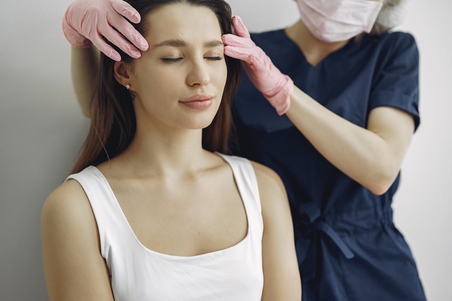 Avaliação personalizada antes da aplicação de Botox