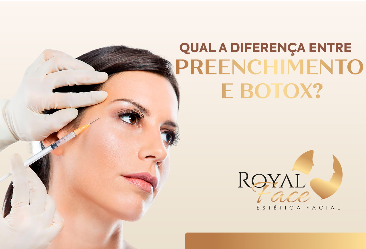 Conheça a diferença entre o preenchimento facial e botox