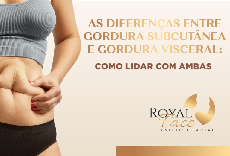 A diferença entre gordura subcutânea e gordura visceral