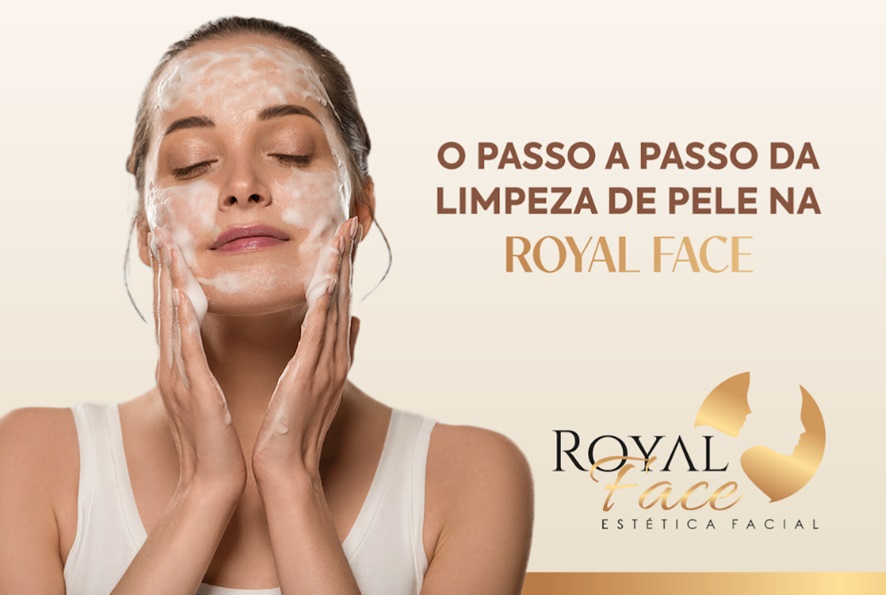 O passo a passo da limpeza de pele na Royal Face
