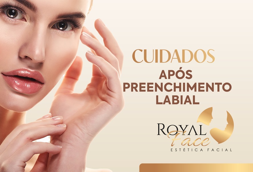 Cuidados após preenchimento labial