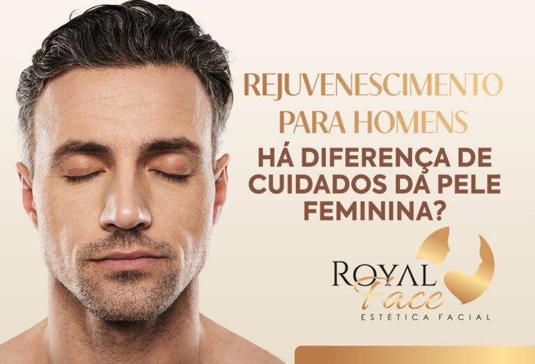 Rejuvenescimento para homens: Há diferença de cuidados da pele feminina?