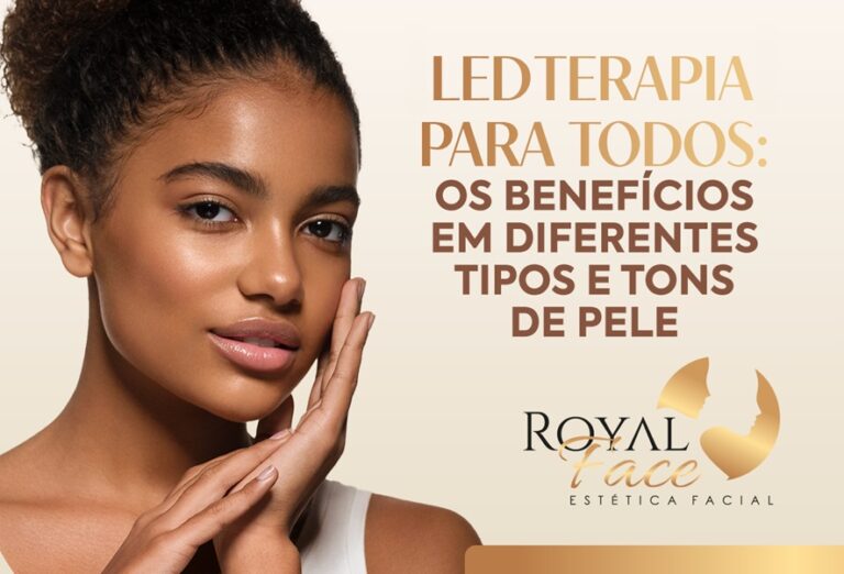Ledterapia para todos: Os benefícios em diferentes tipos e tons de pele