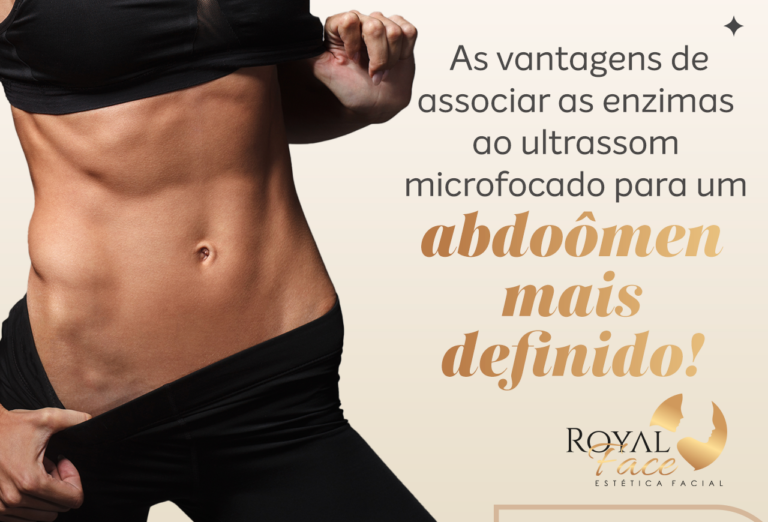 As vantagens de associar as enzimas ao ultrassom microfocado para um abdômen mais definido
