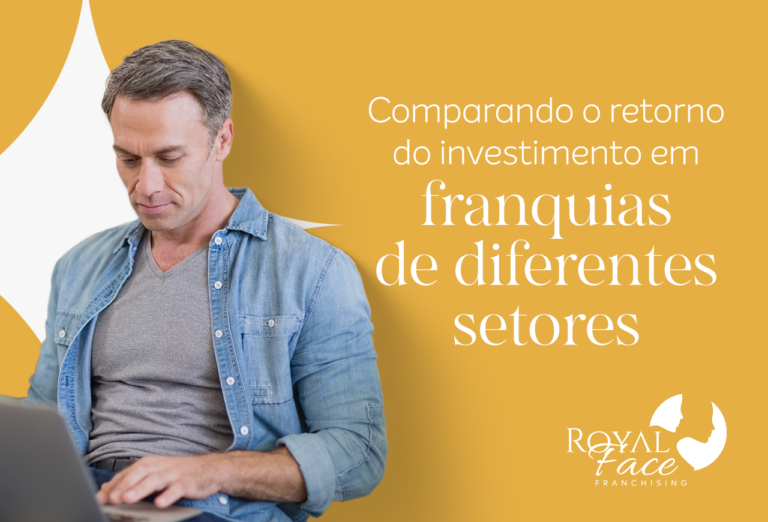 Comparando o retorno do investimento em franquias de diferentes setores