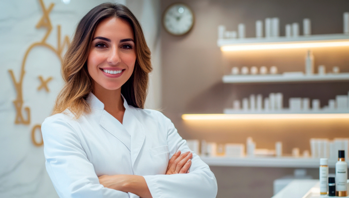 Profissional da área estética.